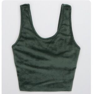 Offline by Aerie After Party Velour Longline Bralette